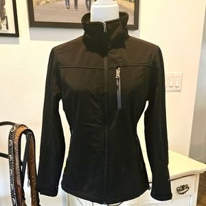 Hardly Worn - FREE COUNTRY - Womens All Weather Jacket, Black and Gray - Size S